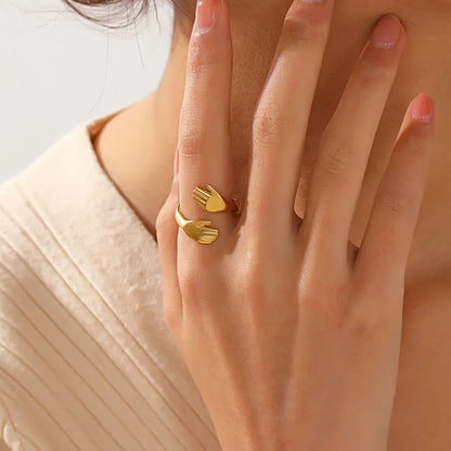 Hug Hands Ring
