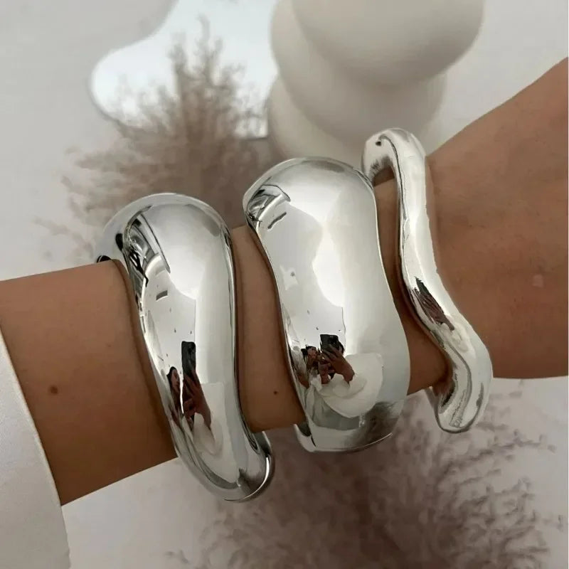 Geometric Cuff Bangle