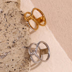Double Layer Knot Ring