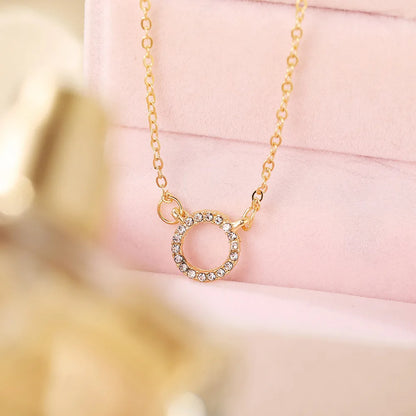Crystal Circle Necklace