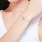 Classic Hollow Circle Bracelet