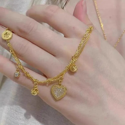 Love Heart Charm Bracelet