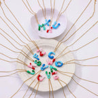 Colorful Initial Necklace