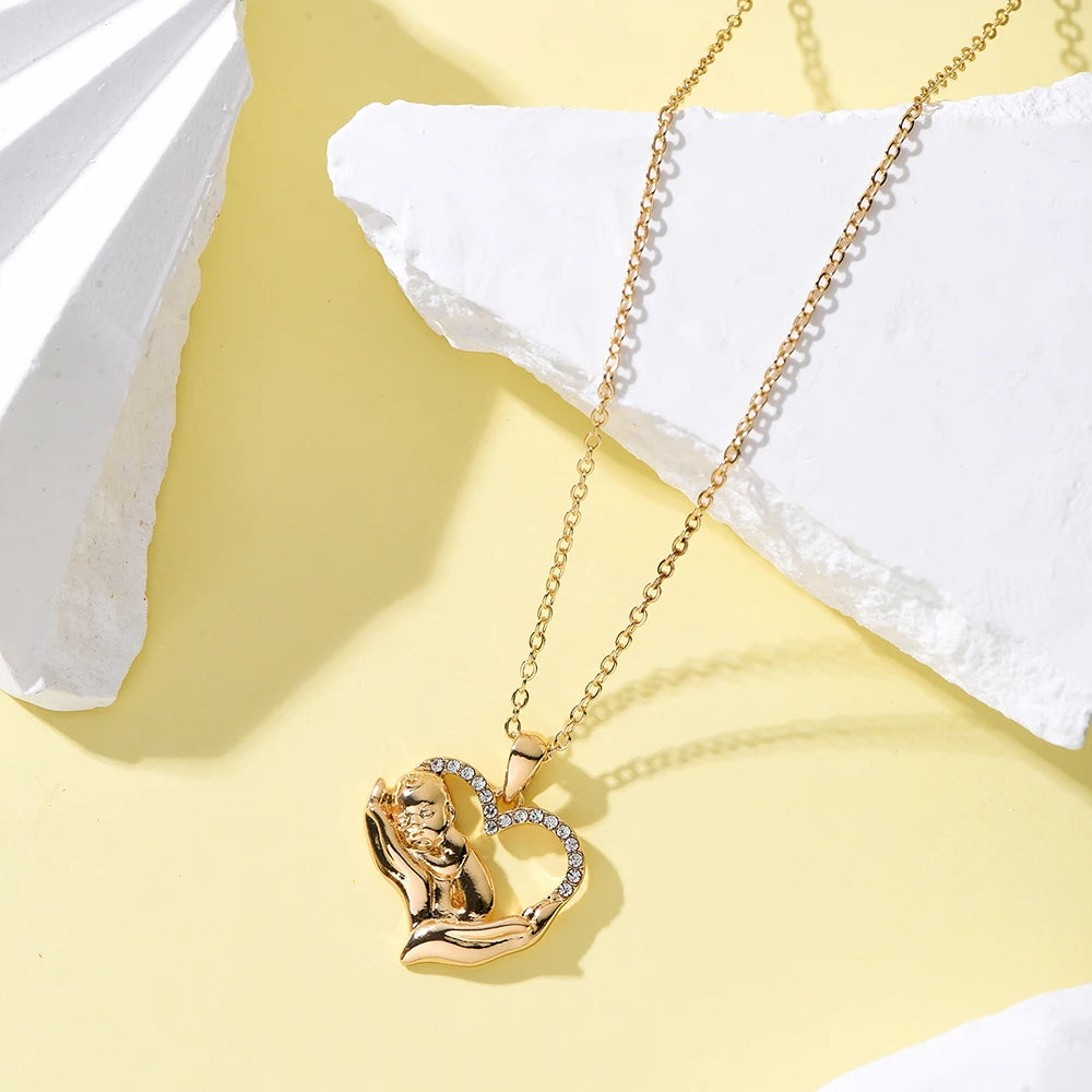 Embrace Baby Heart Necklace