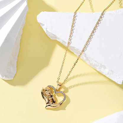 Embrace Baby Heart Necklace