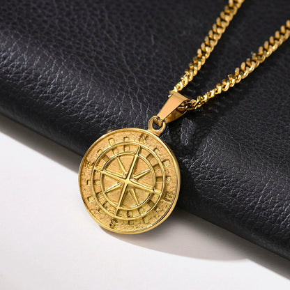 Vintage Compass Necklace