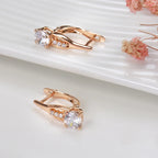 Rose Gold Drop Earrings