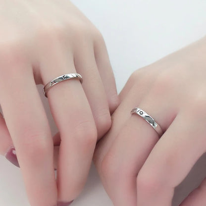 Sun & Moon Couple Rings