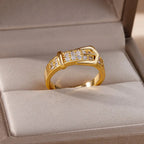 Stainless Steel Belt Ring