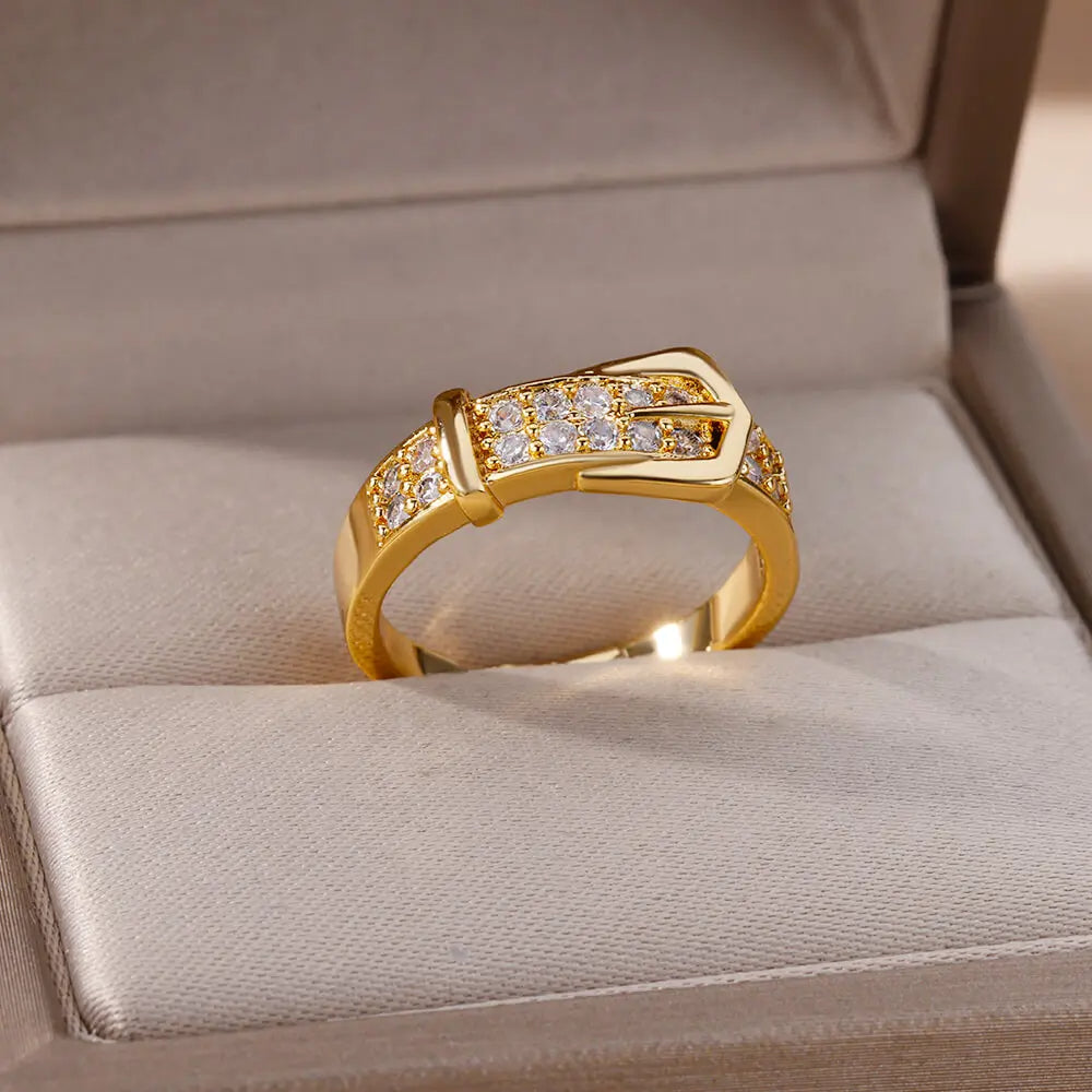 Stainless Steel Belt Ring