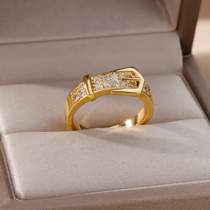 Stainless Steel Belt Ring