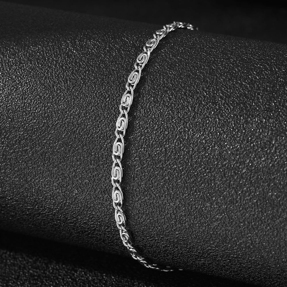 Stainless Steel Paper Clip Bracelet