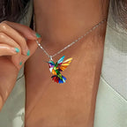 Colorful Hummingbird Necklace