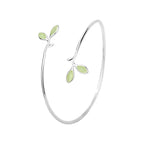 Opal Leaf Twigs Bracelet