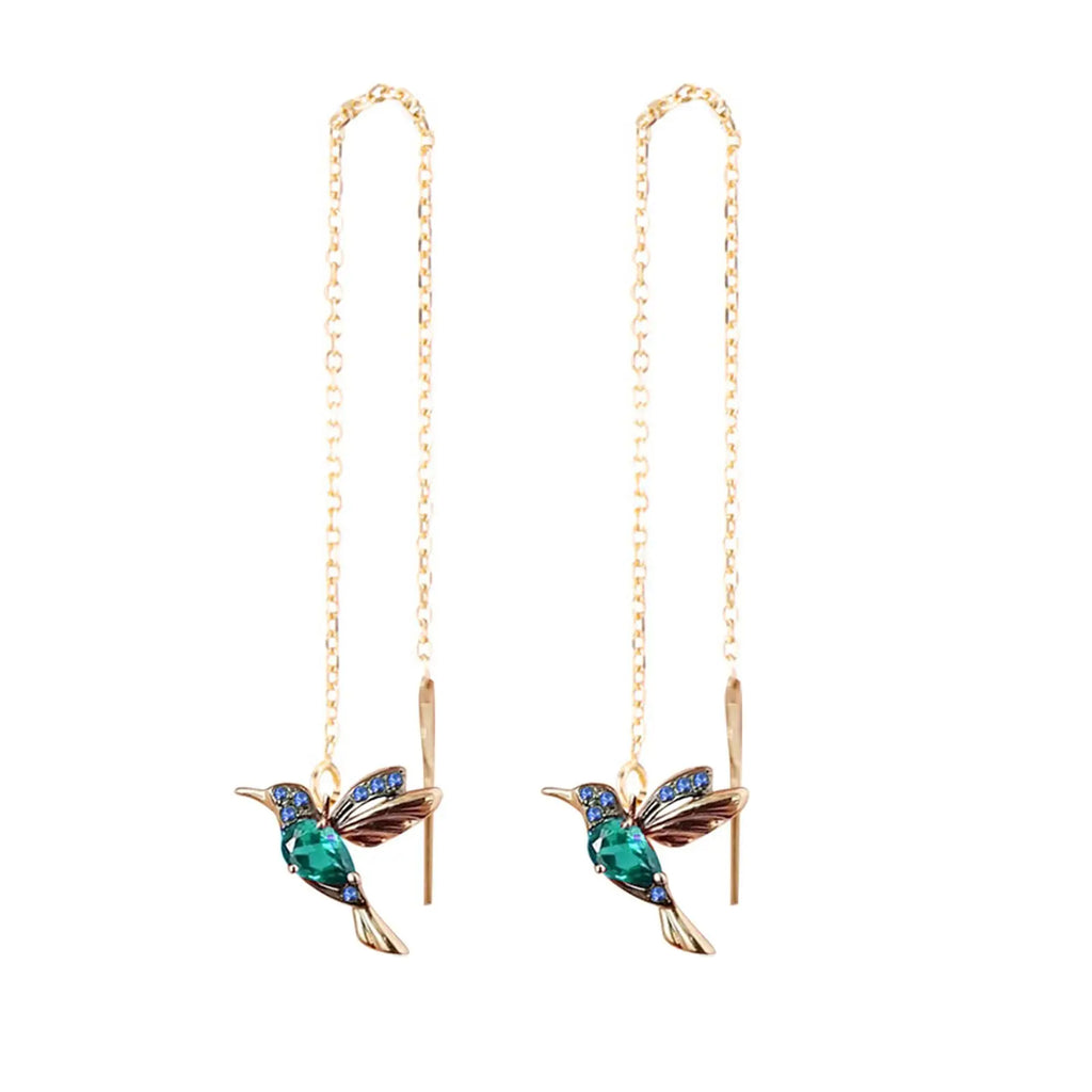 Hummingbird Dangle Earrings
