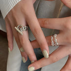 Sterling Silver Buckle Ring