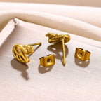 Swan Stud Earrings