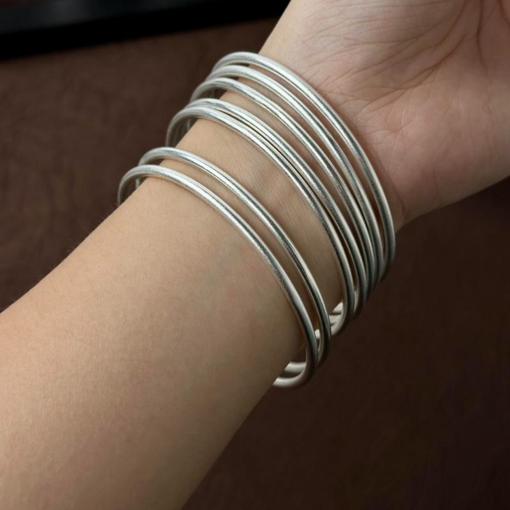 S925 7 PCS Bangle Set