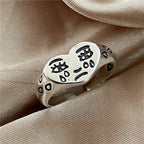 Crying Face Ring