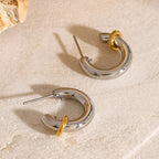 Simple C Shape Earrings