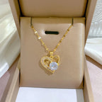 Asymmetrical Heart Necklace