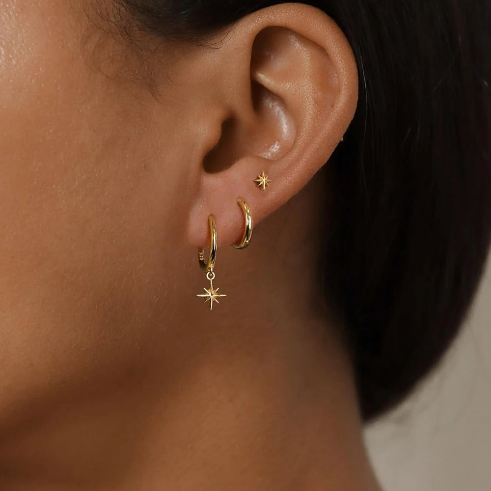Star Drop Earrings