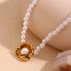 Pearl Flower Necklace