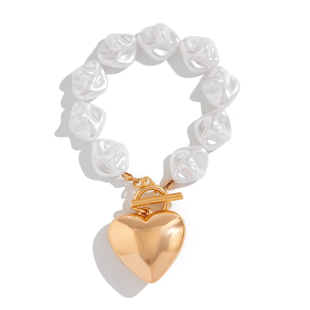 Pearl Heart Bracelet
