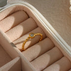 Beaded Crystal Ring