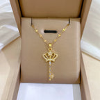 Crown Key Necklace