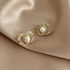 Double C Crossed Earrings