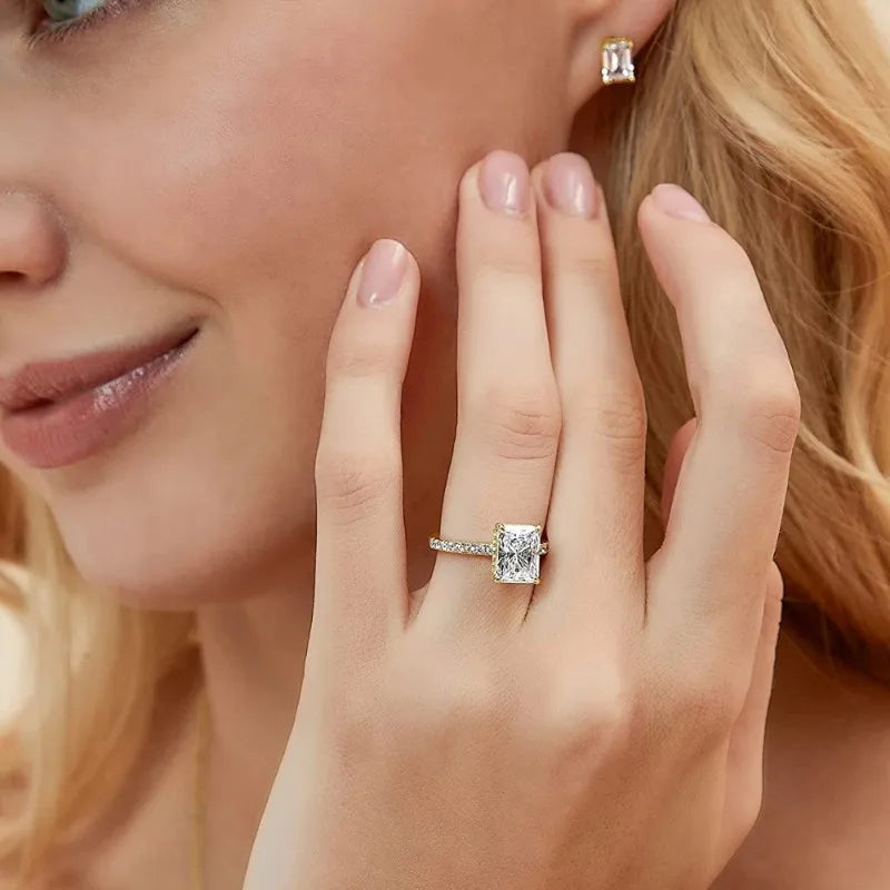 Zircon Charm Ring