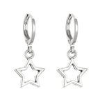 Star Hoop Earrings