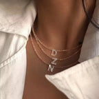 Shell Letter Necklace