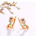 Colorful Giraffe Earrings