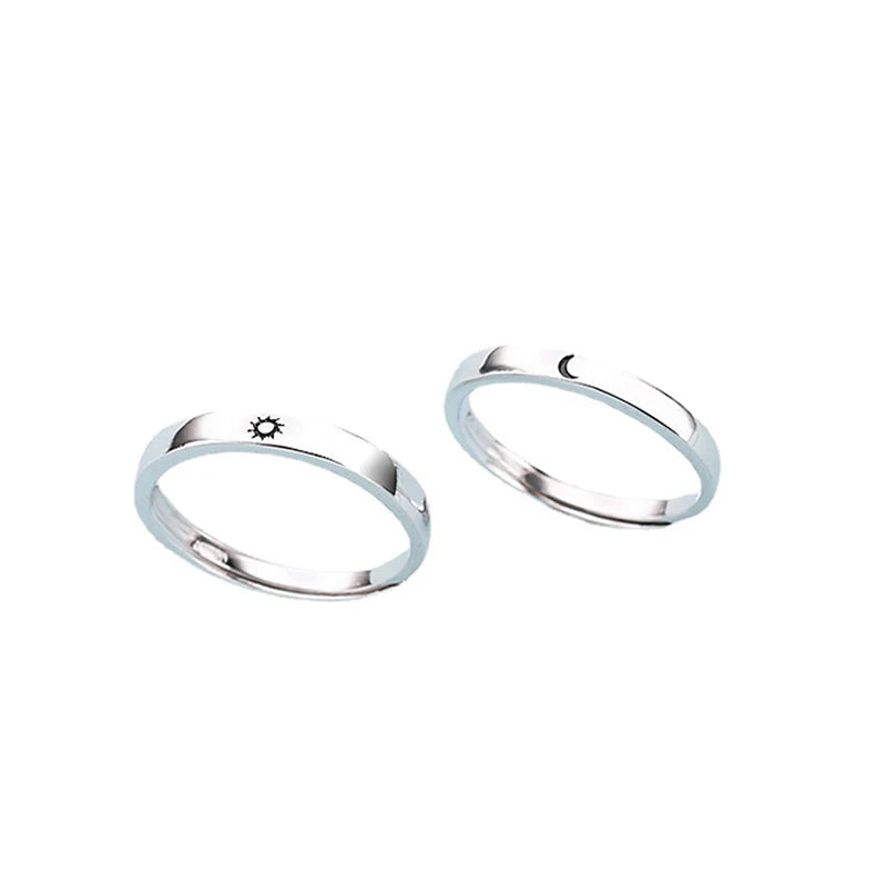 Sun & Moon Couple Rings