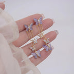 Butterfly Tassel Earrings
