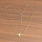 Dainty Airplane Necklace