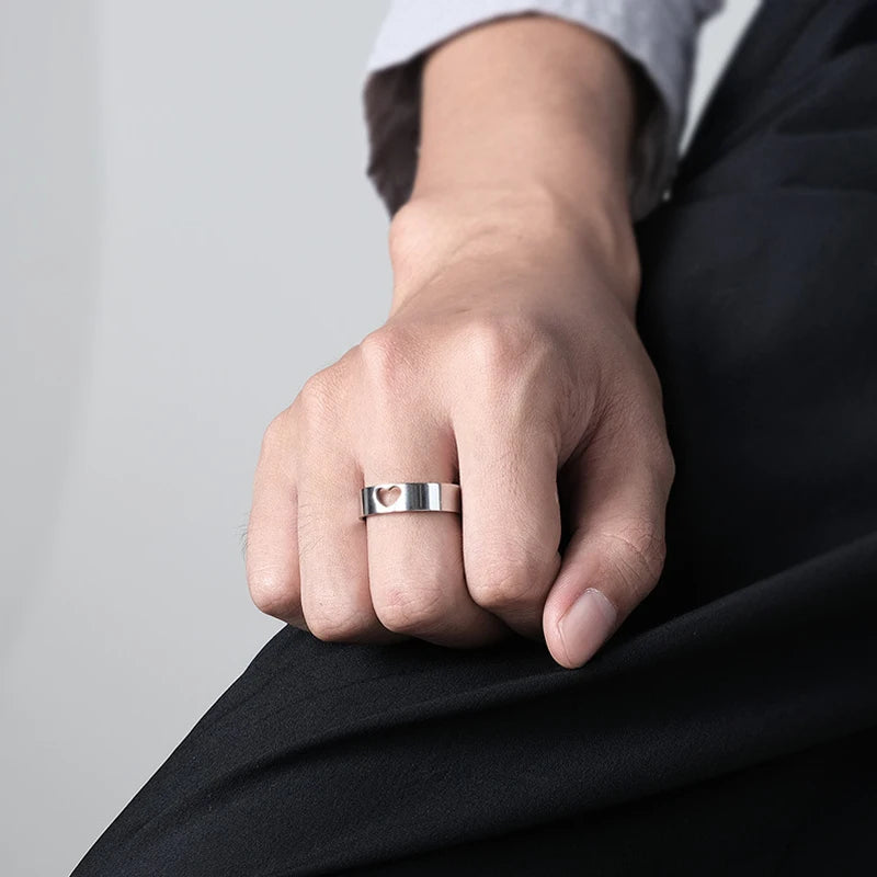 Lovers Matching Heart Rings