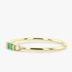 Sterling Silver Emerald Ring