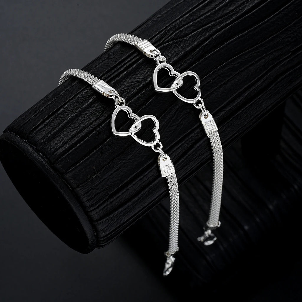 Love Heart Couple Bracelet