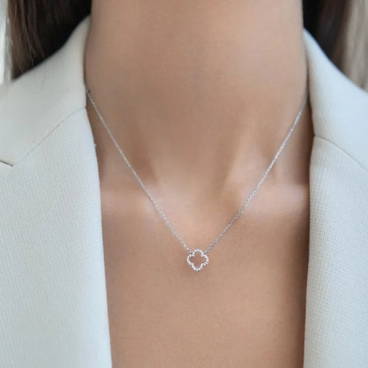 Crystal Flower Necklace