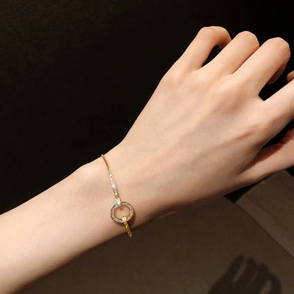 Crystal Circle Bracelet