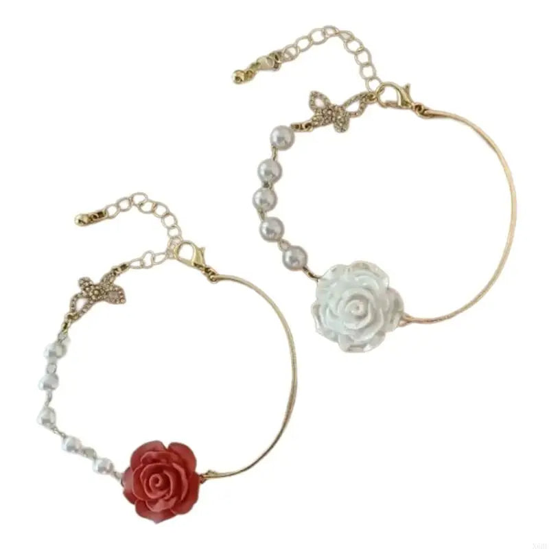 Rose Pearl Bracelet