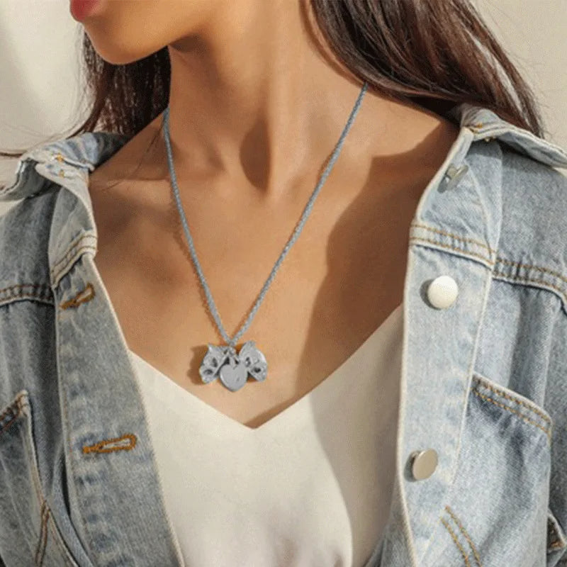 "I Love You" Butterfly Necklace