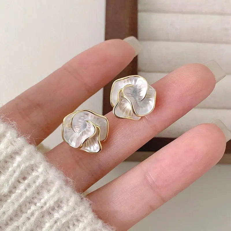 Camellia Stud Earrings