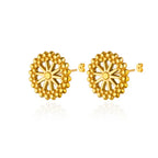 Flower Wheel Earrings