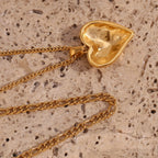 Gold Plated Heart Necklace