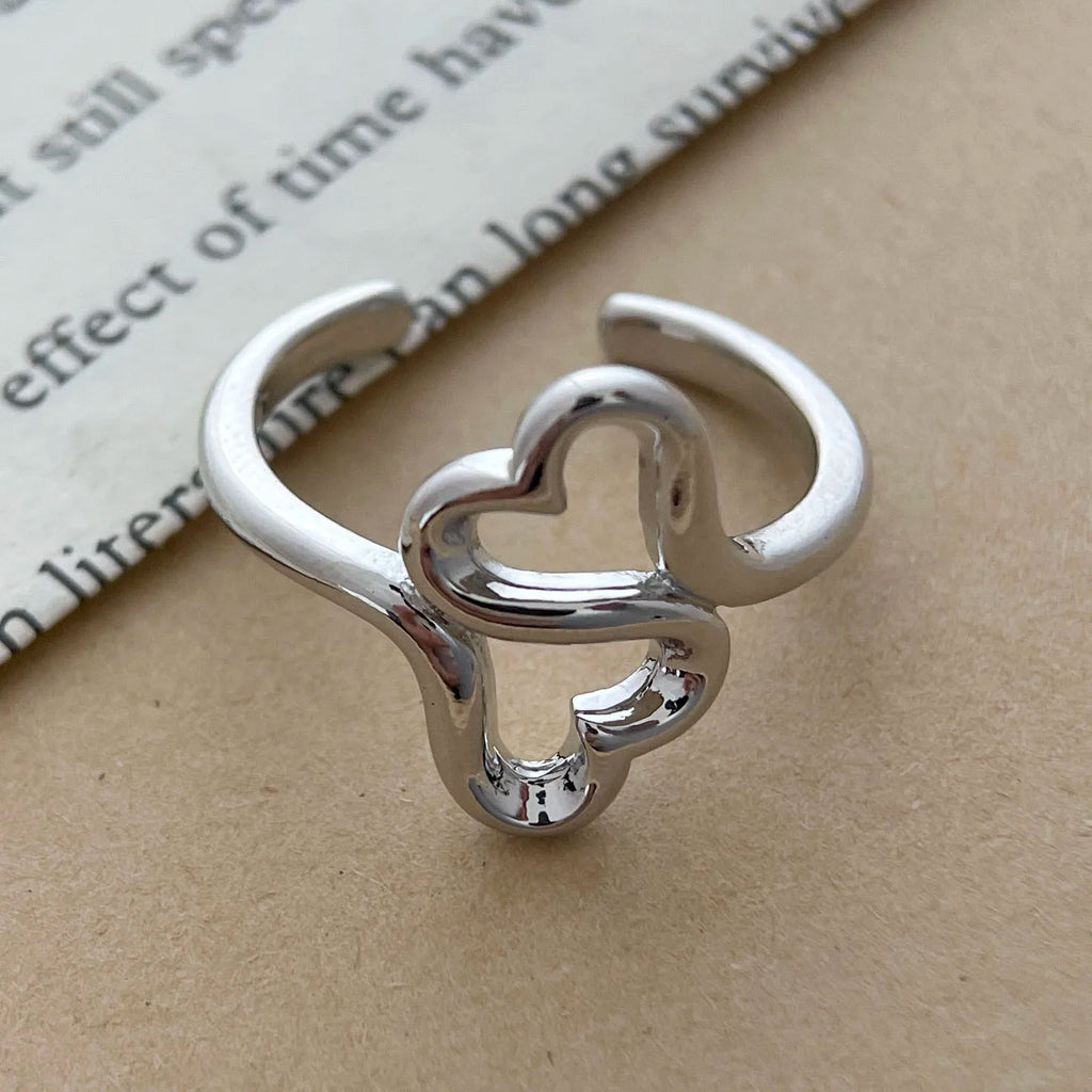 Double Heart Ring