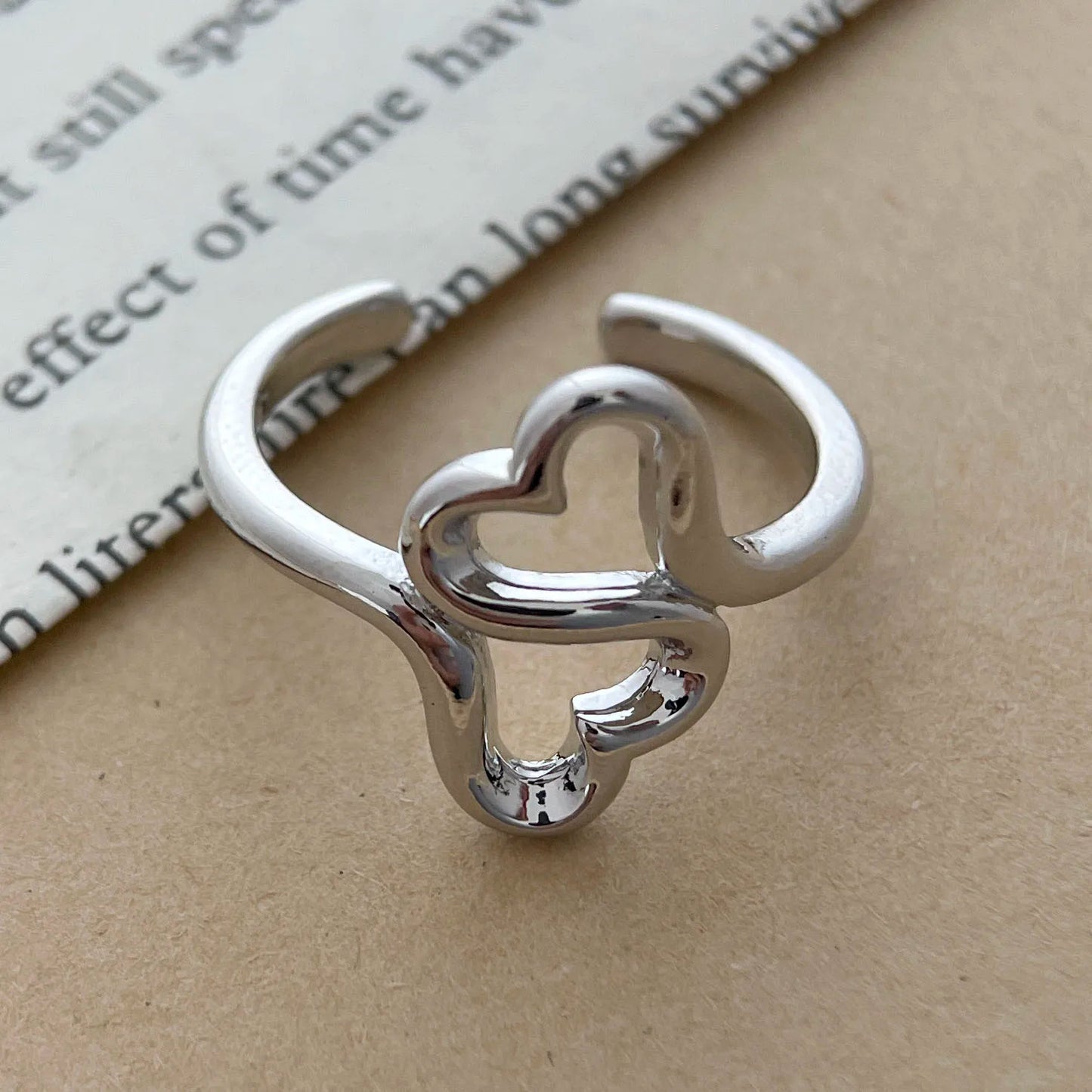 Double Heart Ring